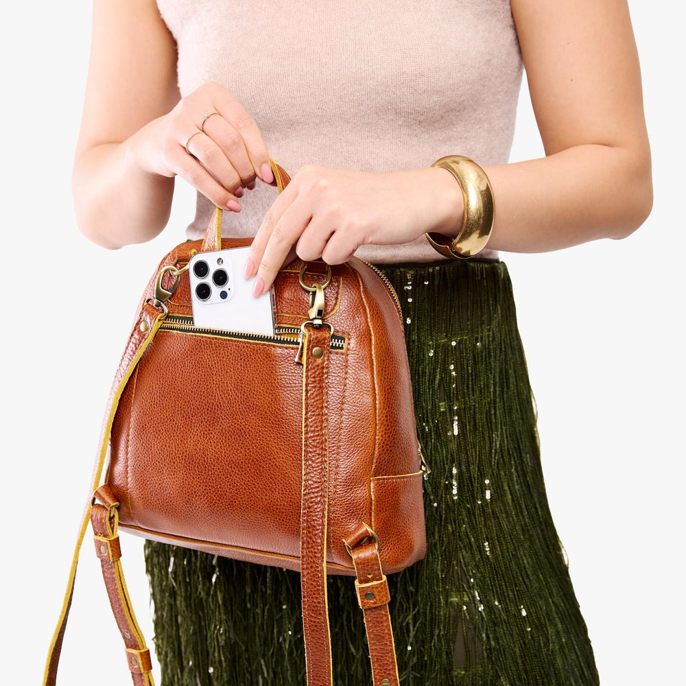 Portland Rue Convertible Backpack - Sienna