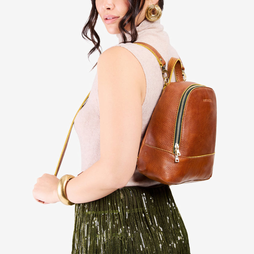 Portland Rue Convertible Backpack - Sienna