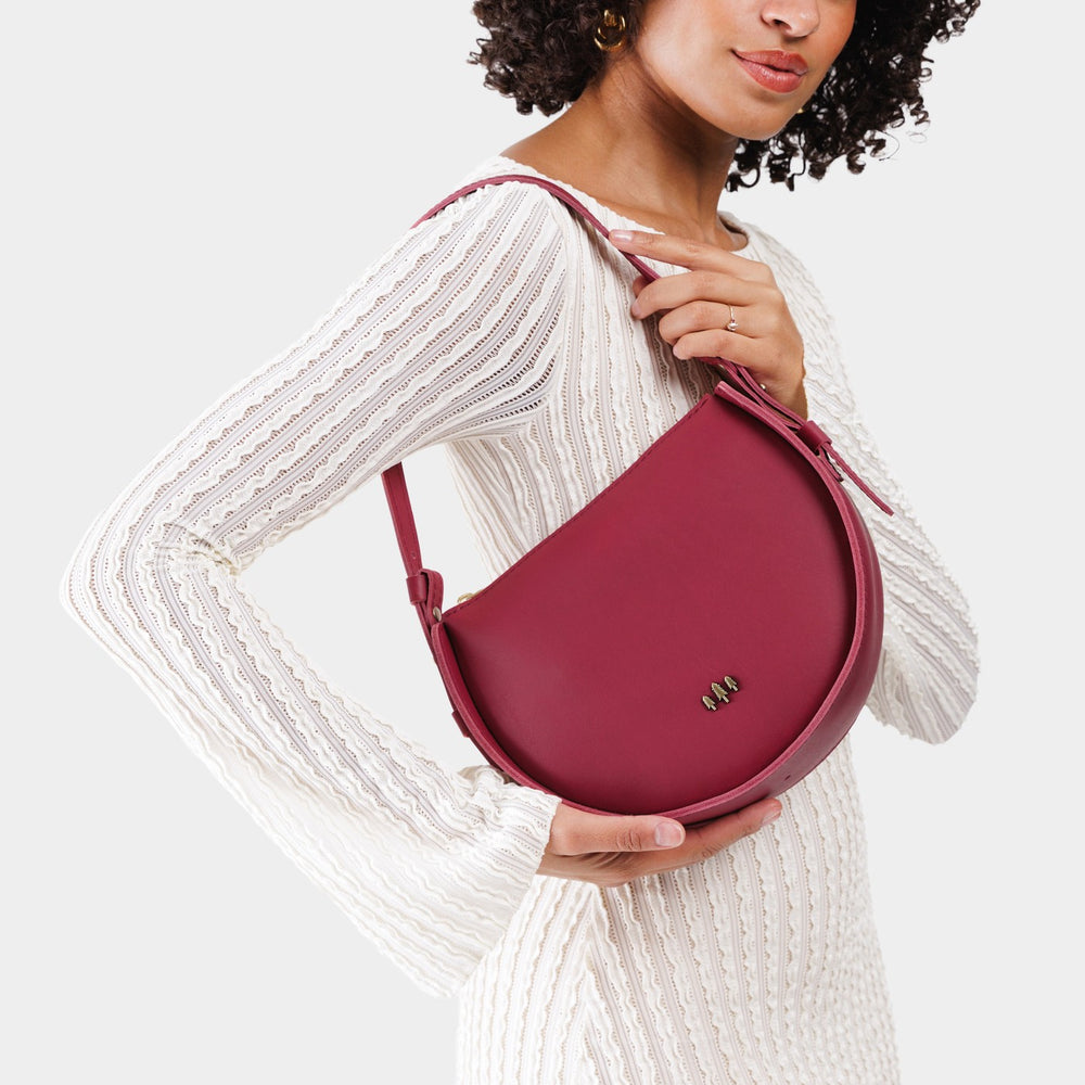 Portland Moon Shot Shoulder Bag - Berry Good