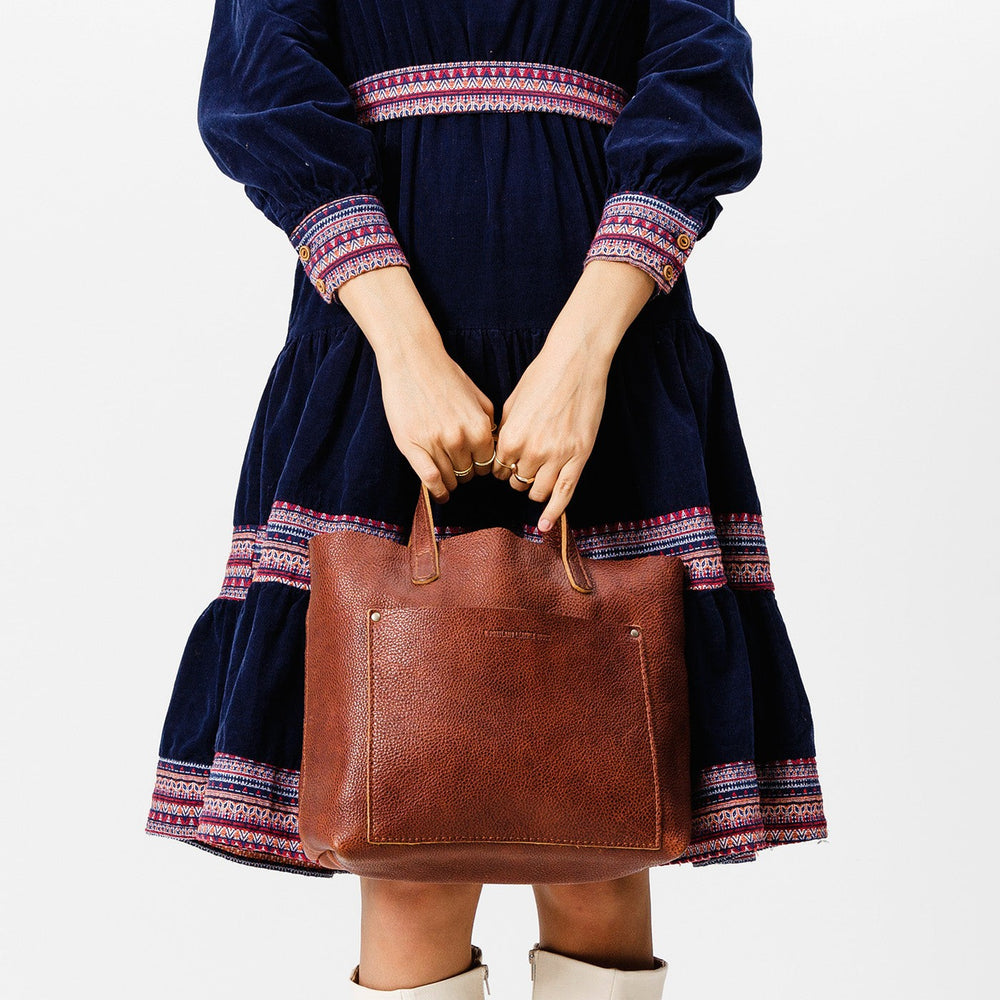 Portland Medium Crossbody Tote - Nutmeg