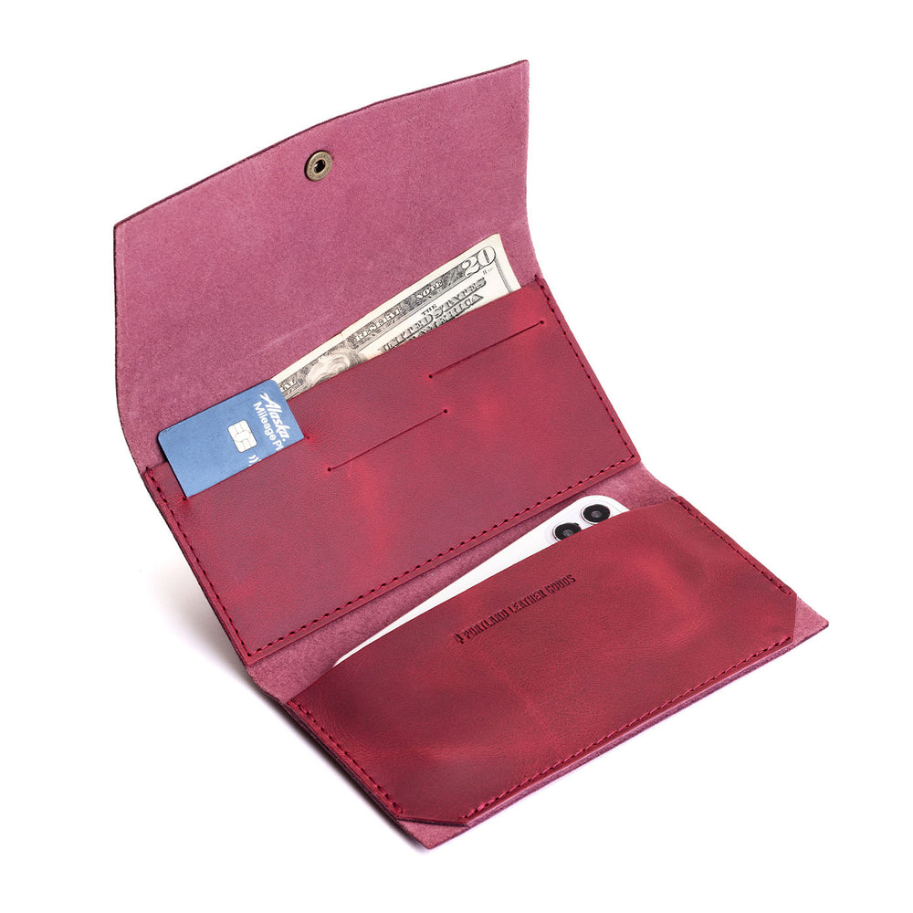 Portland Leather Rancher Wallet - Anemone