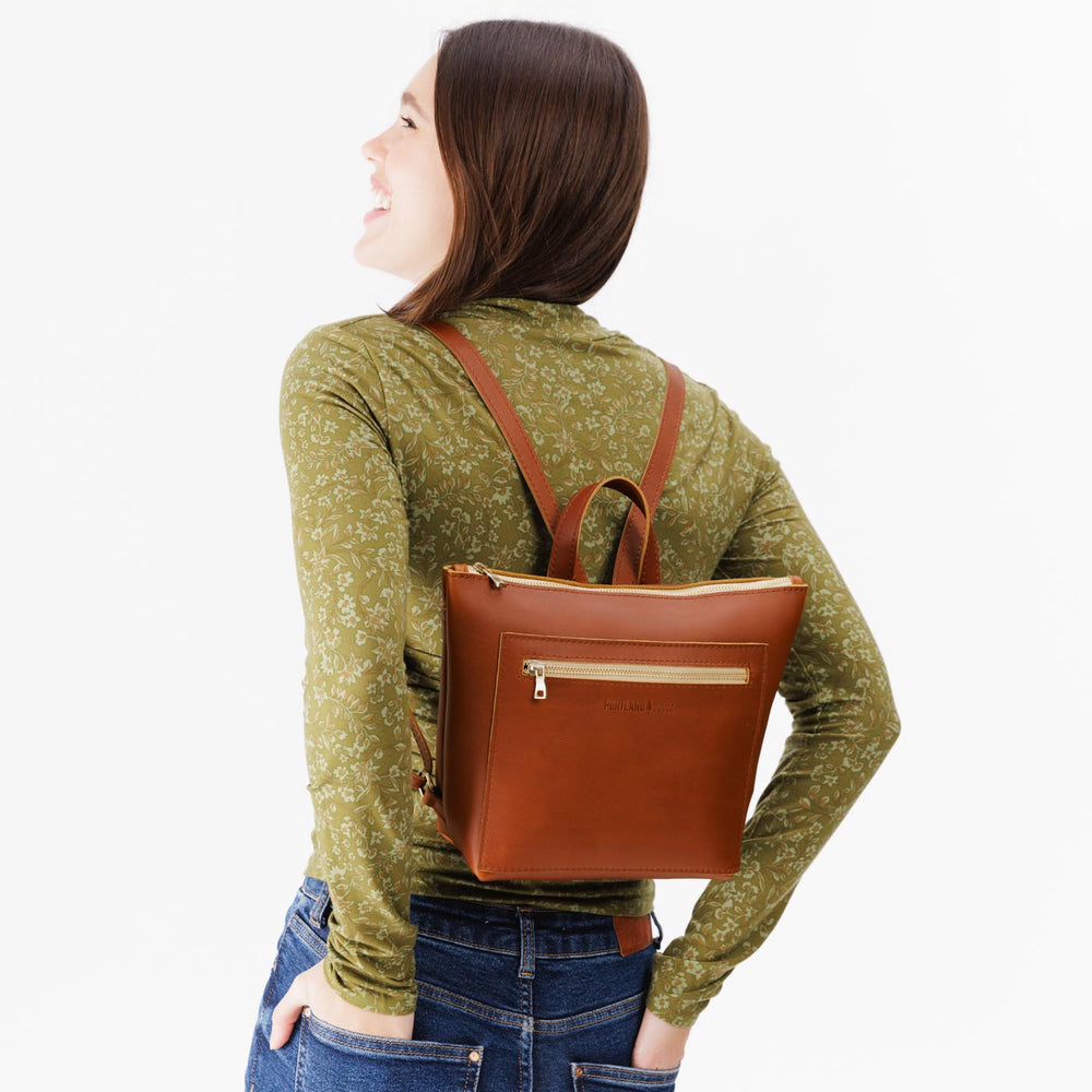 Portland Tote Backpack - Honey