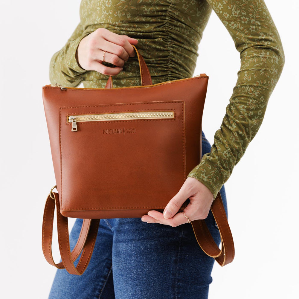 Portland Tote Backpack - Honey