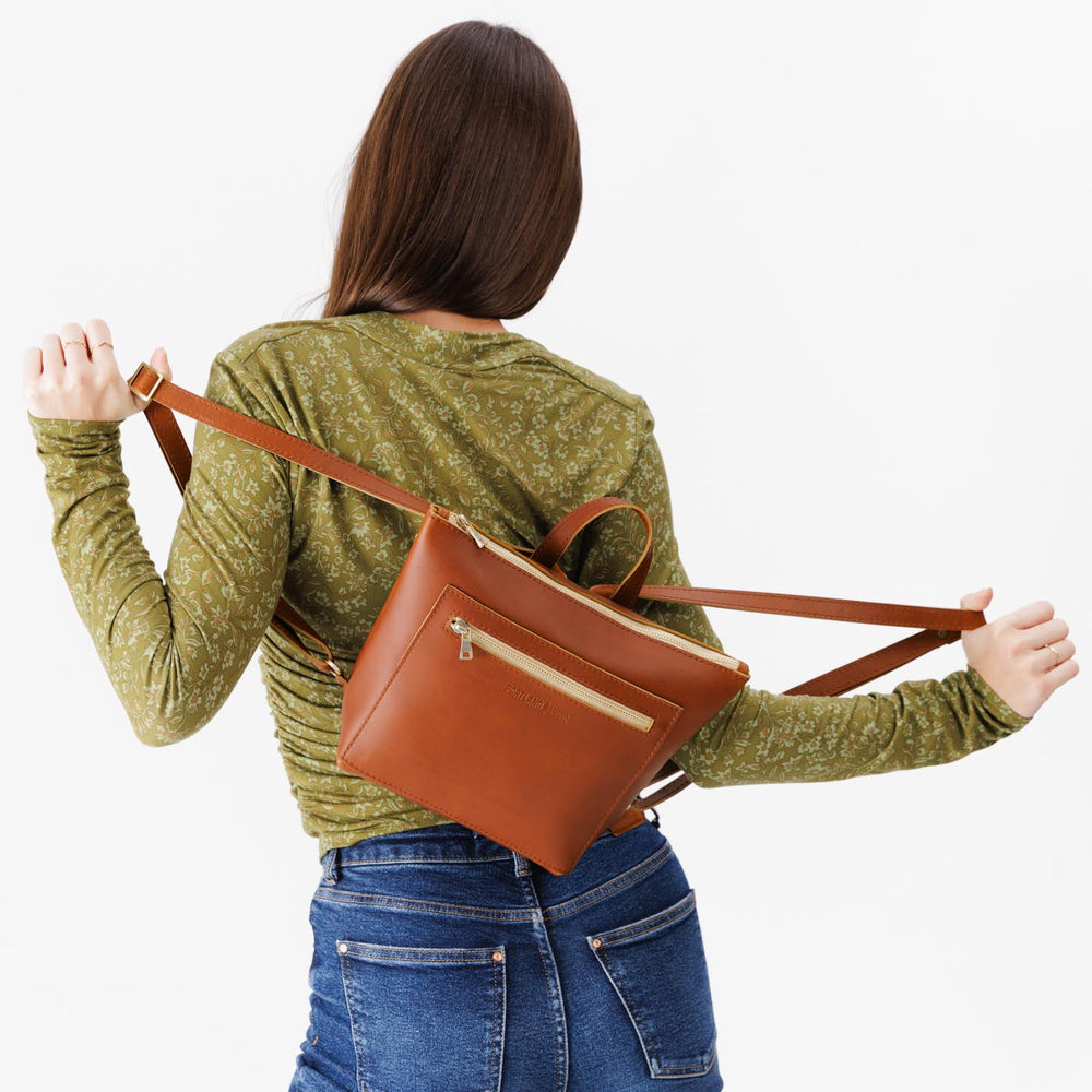 Portland Tote Backpack - Honey