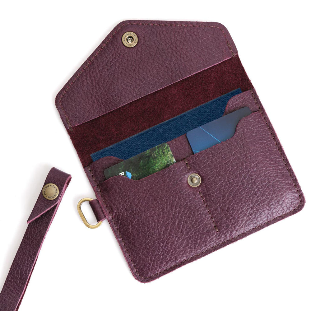 Portland Passport Wristlet - Plum