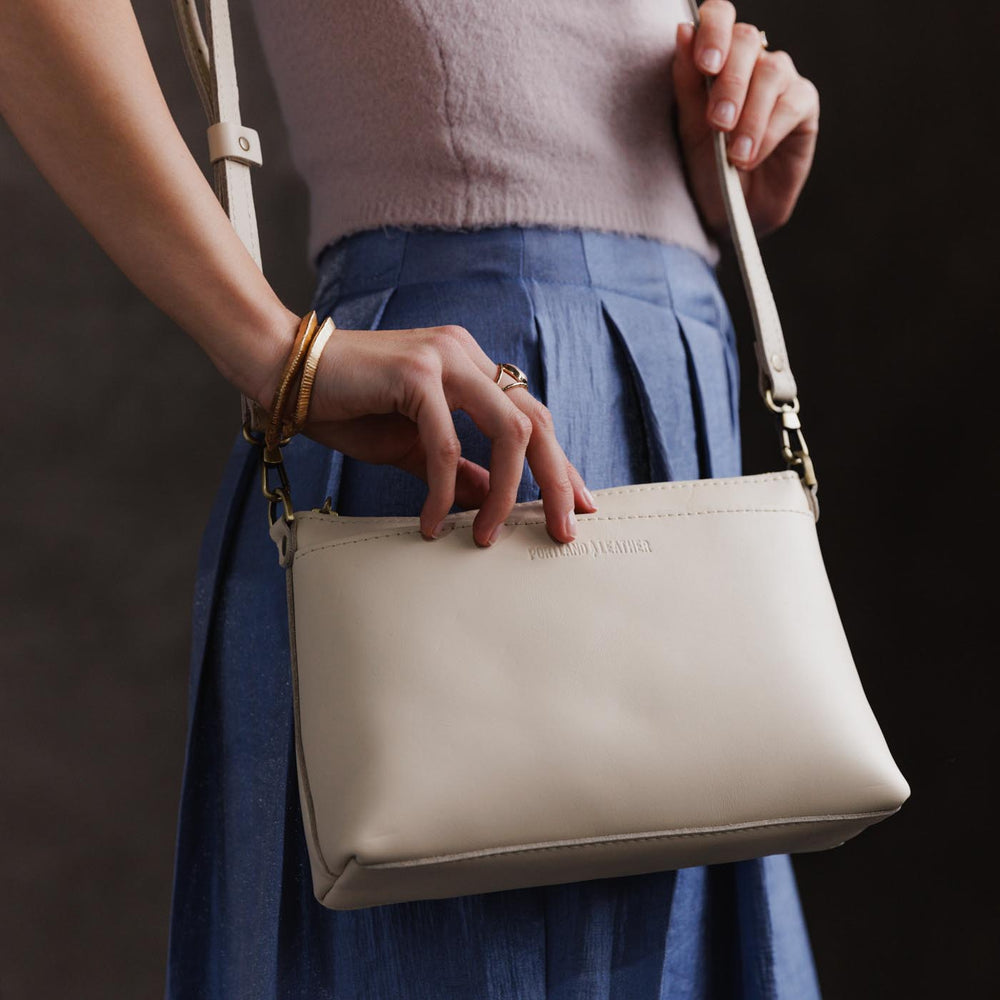 Portland Poppy Purse - Bone