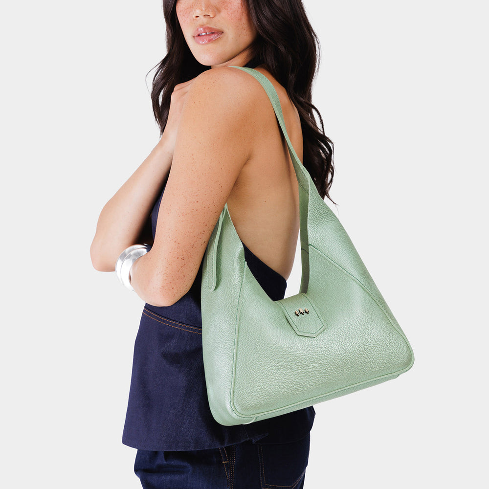 Portland Flora Shoulder Bag - Beetle