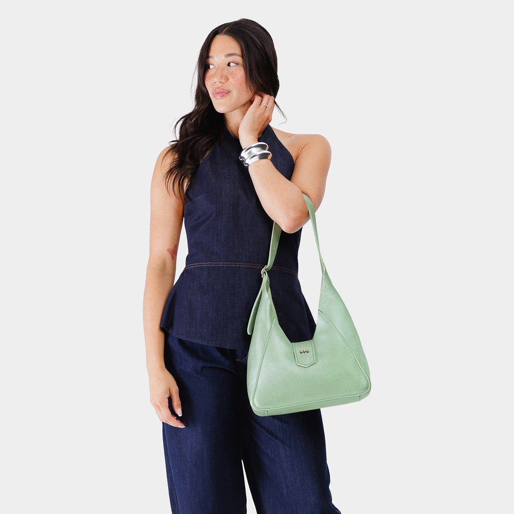 Portland Flora Shoulder Bag - Beetle