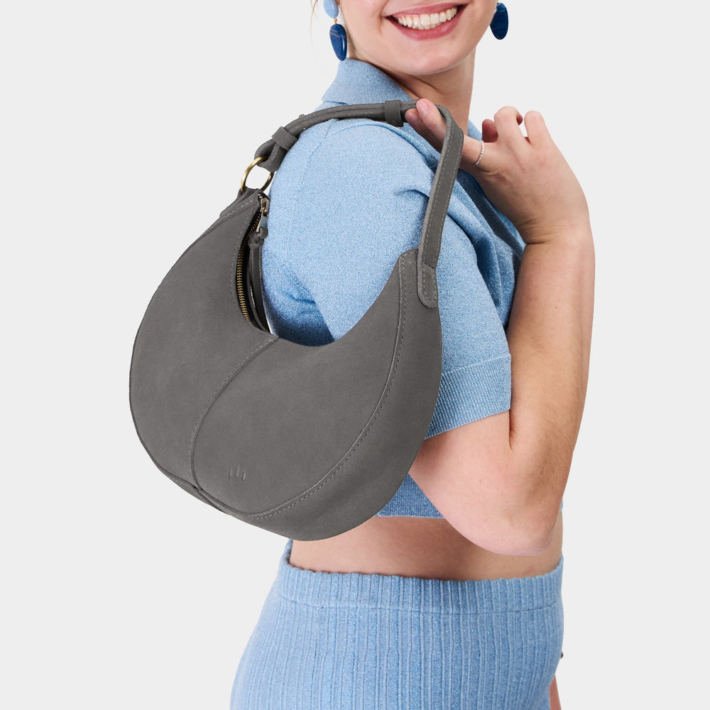 Portland Nora Shoulder Bag - Smoke Grey