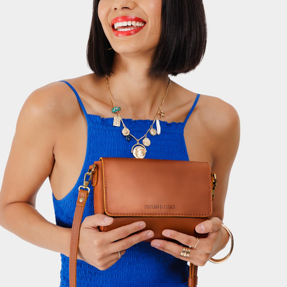 Portland Metro Crossbody - Honey