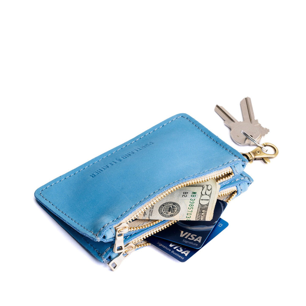 Portland Zip-Zap Duo Wallet - Iceberg Blue