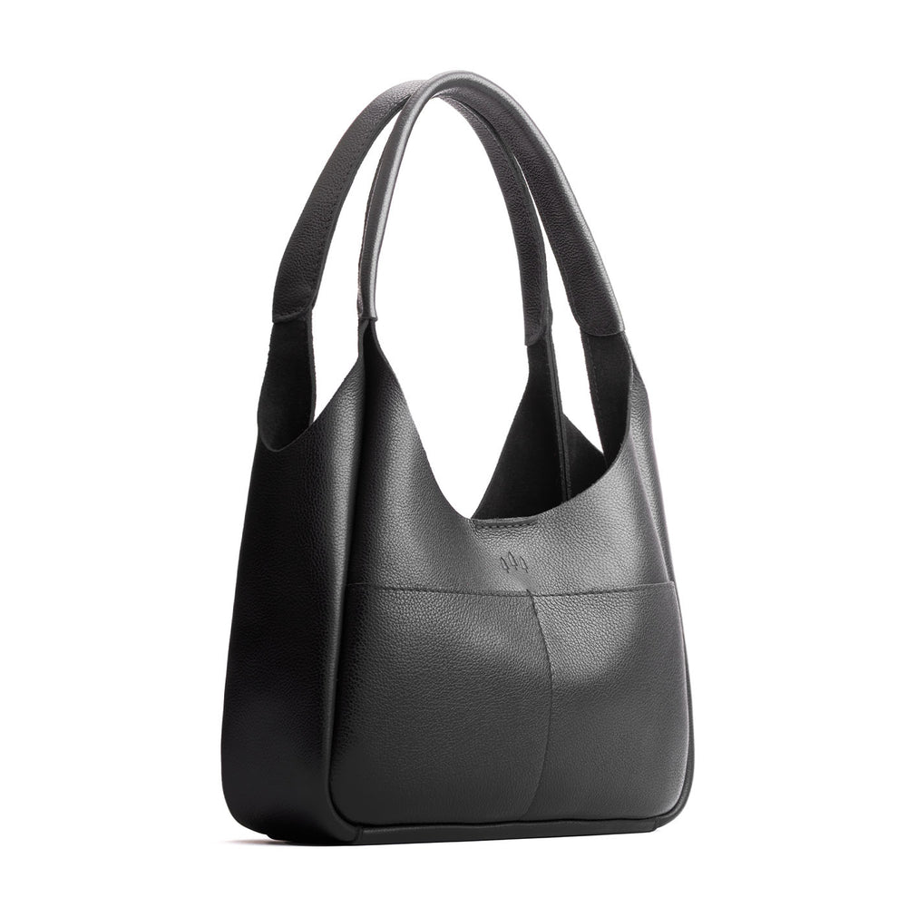 Portland Madison Shoulder Bag - Pebbled black