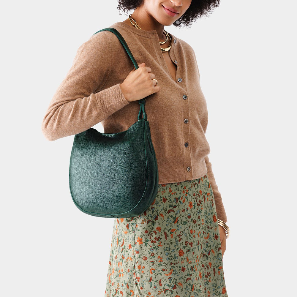 Portland Olivia Shoulder Bag - Forest Green