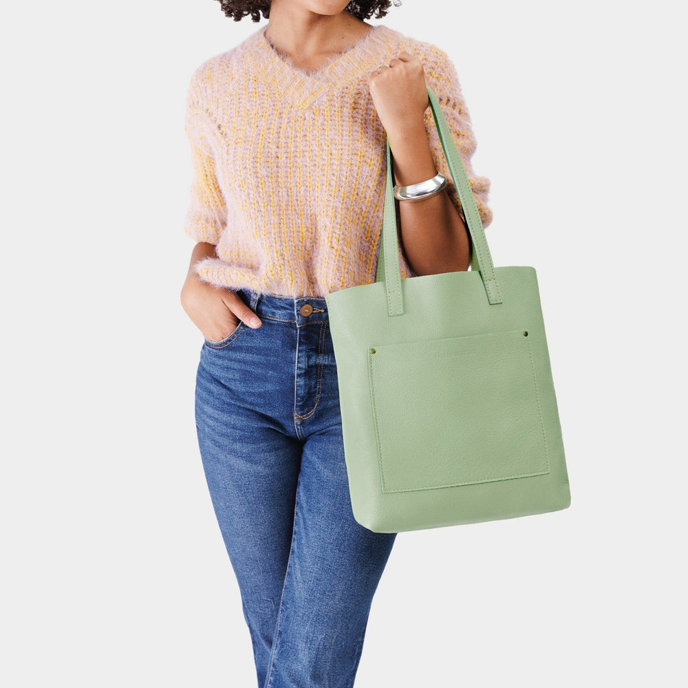Portland Crossbody Tote - Pistachio
