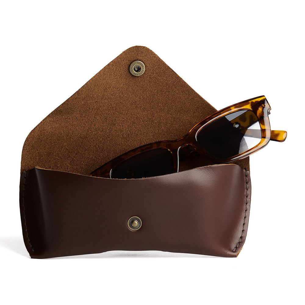 Portland Sunglasses Case - Chocolate Brown