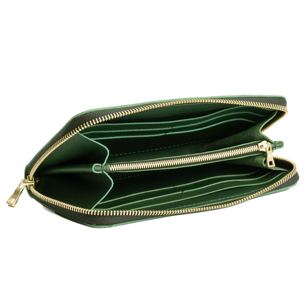 Portland Accordion Zip Wallet - Aruba