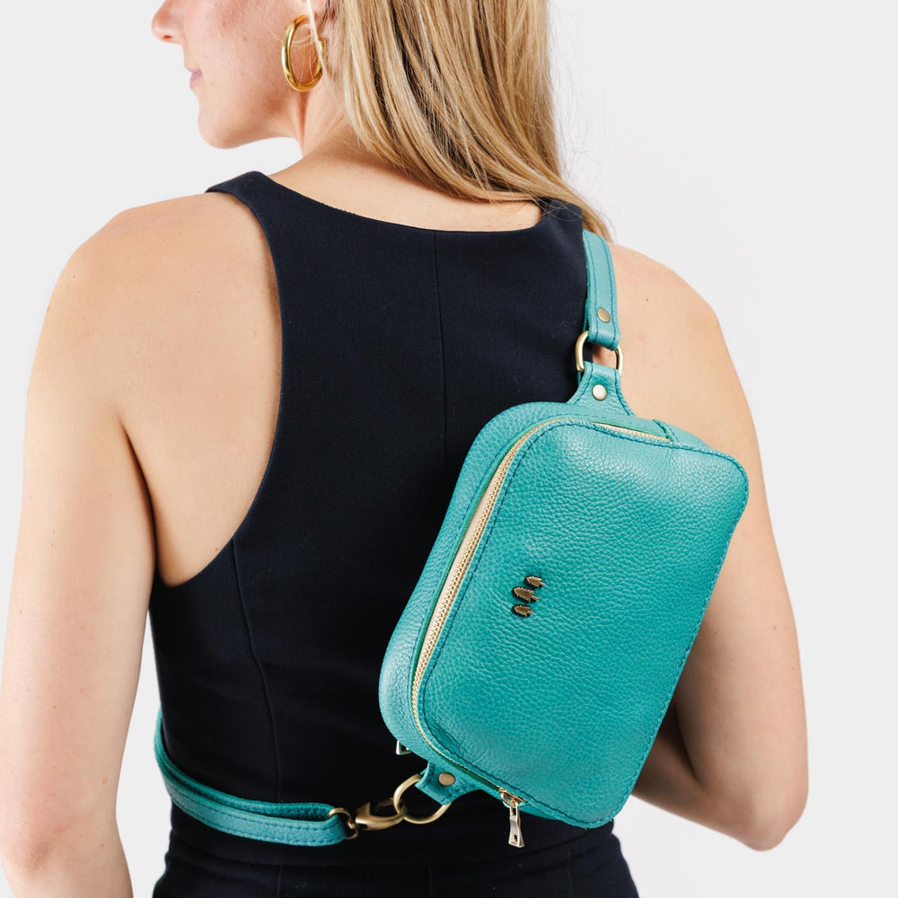 Portland Scarlett Sling Bag - Seafoam
