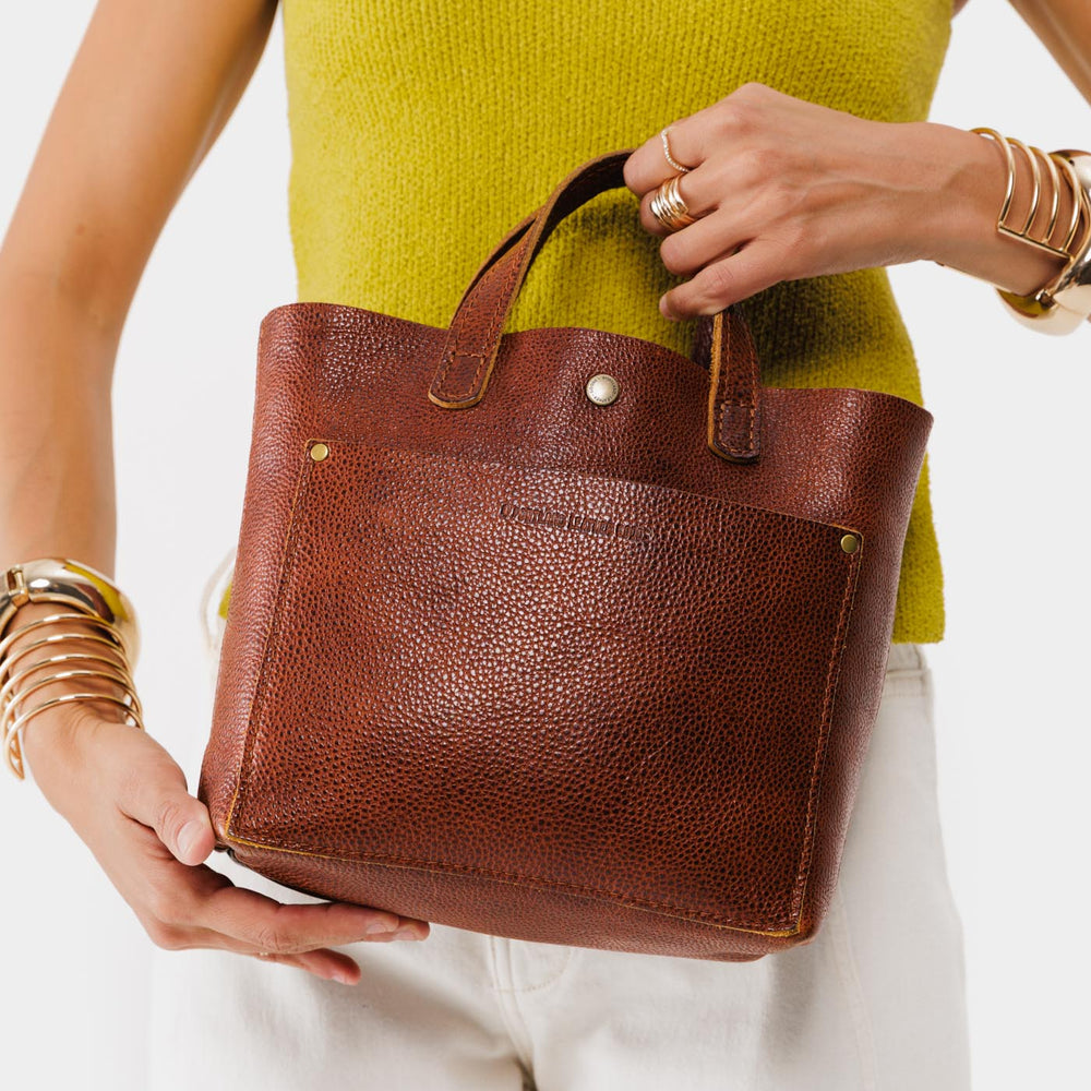 Portland Mini Crossbody Tote - Nutmeg