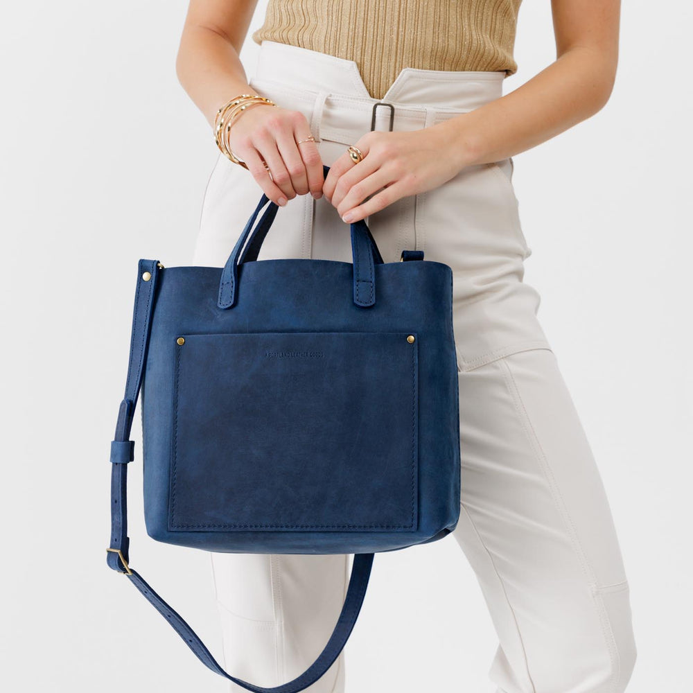 Portland Medium Crossbody Tote - Deep Water