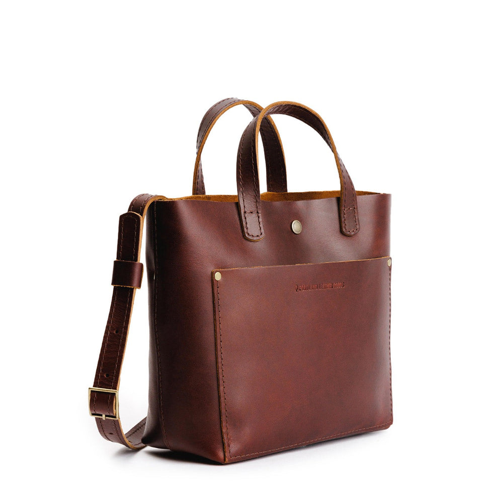 Portland Mini Crossbody Tote - Cognac