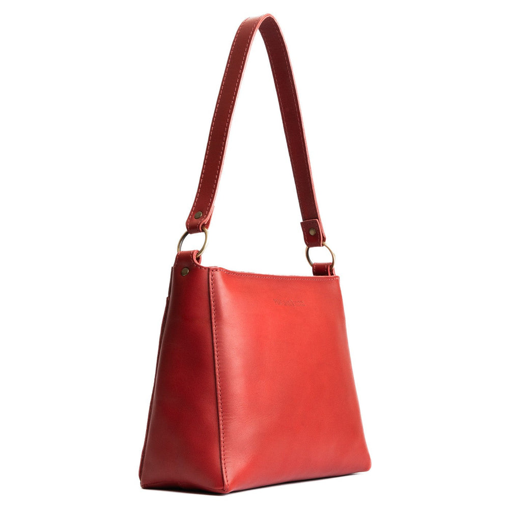 Portland Triangle Shoulder Bag - Ruby