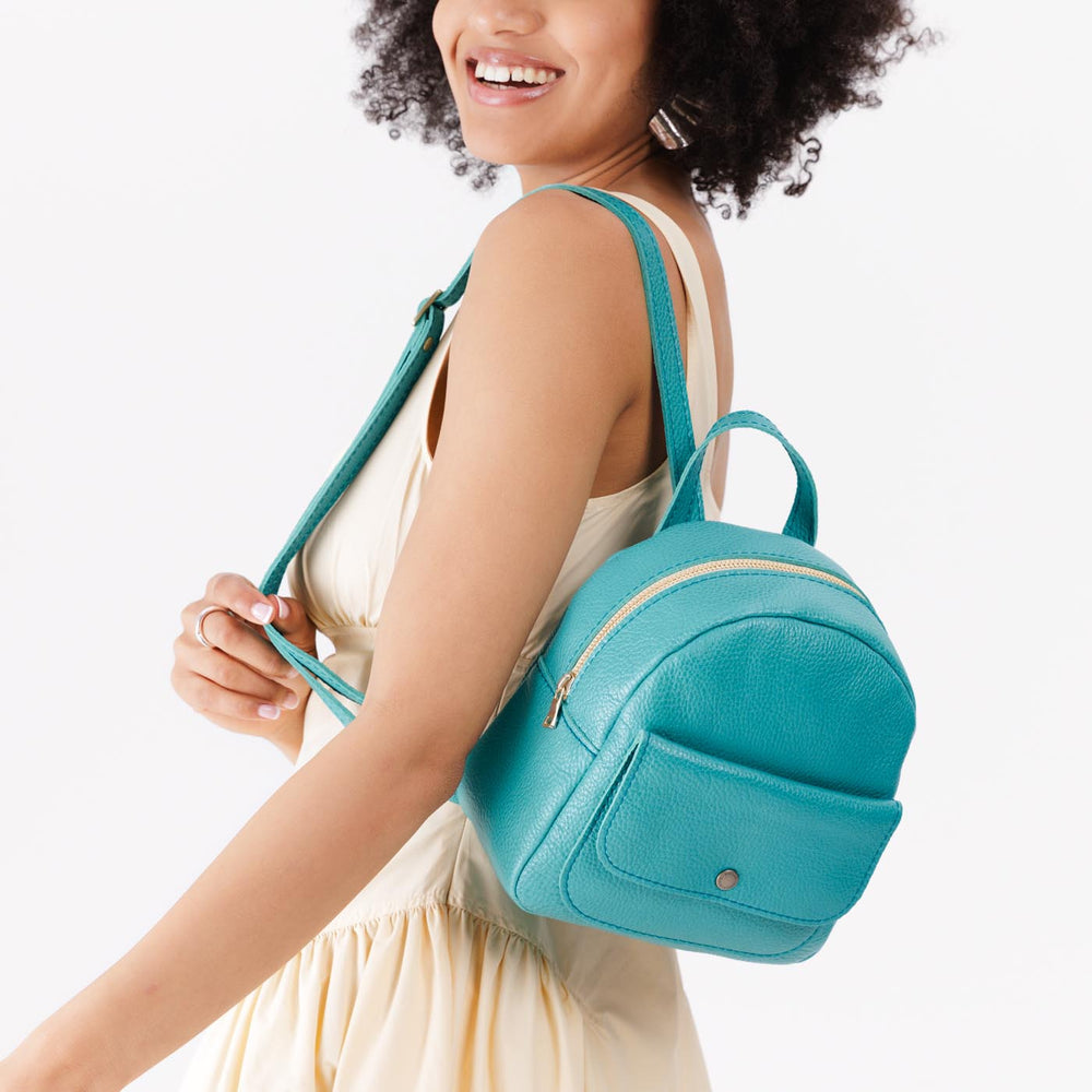 Portland Snap Mini Backpack - Seafoam