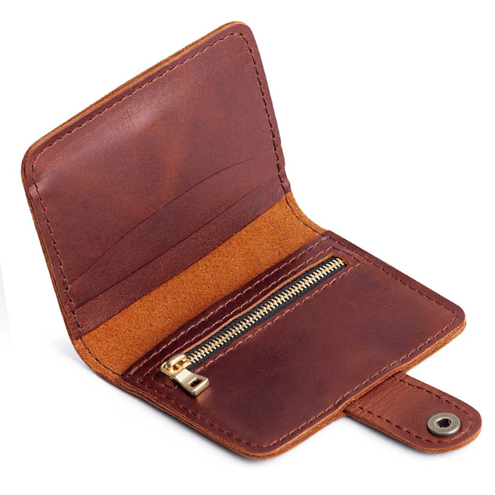 Portland Mini Bifold Wallet - Timber
