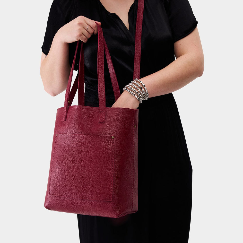 Portland Crossbody Tote - Rhubarb