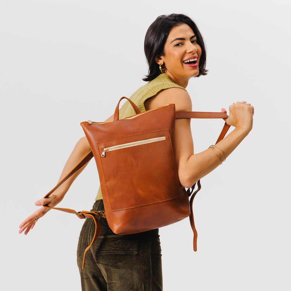 Portland Laptop Backpack - Honey