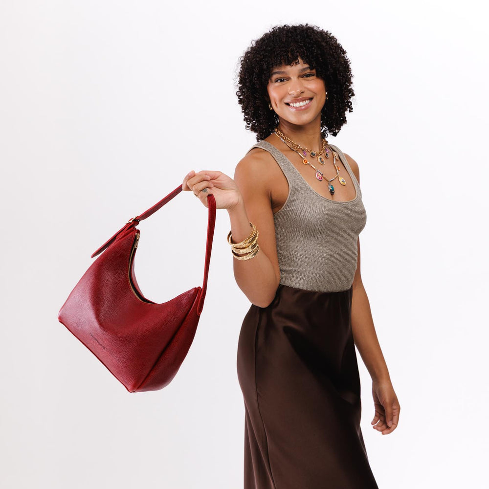 Portland Aspen Shoulder Bag - Chili Red