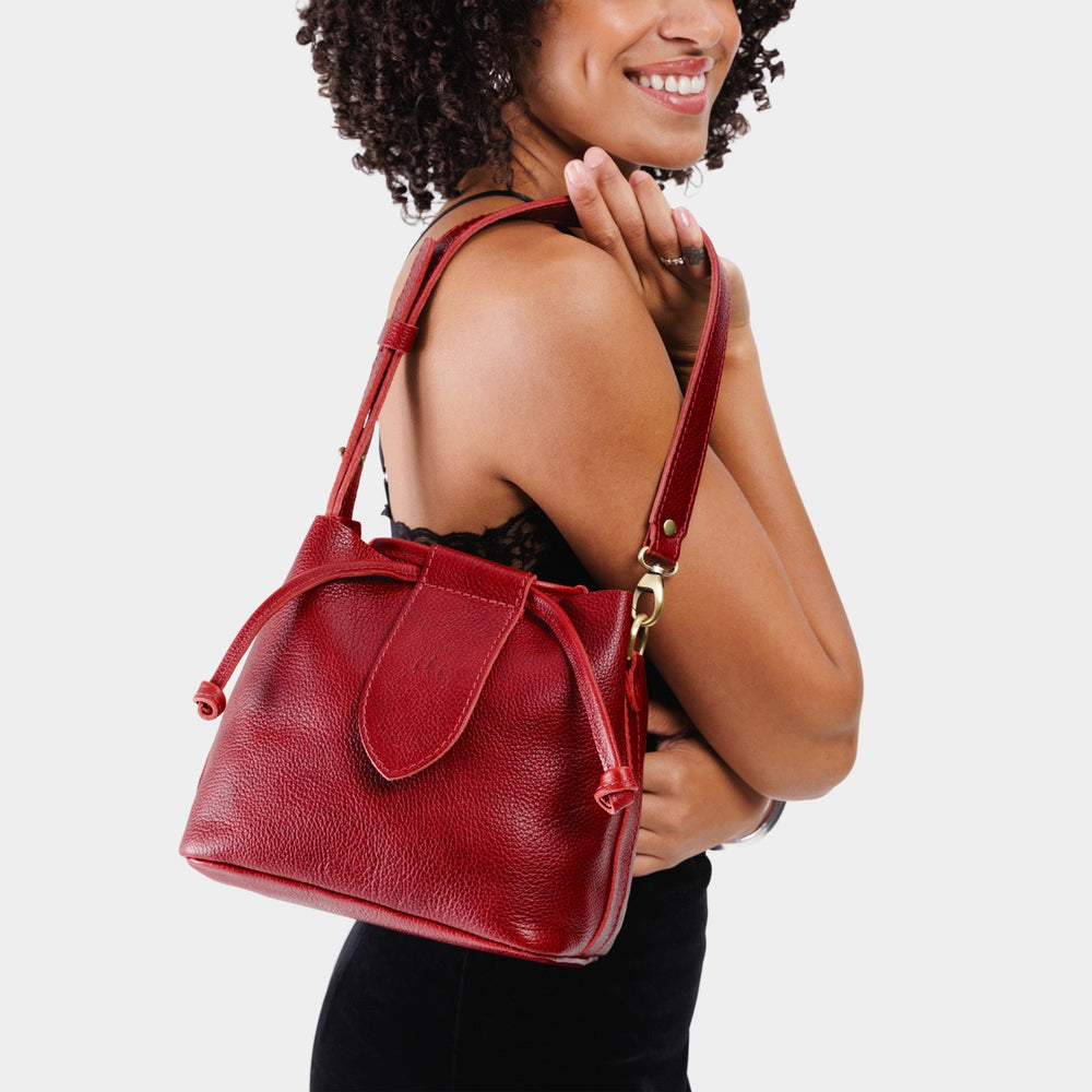 Portland Firefly Bucket Bag - Chili Red