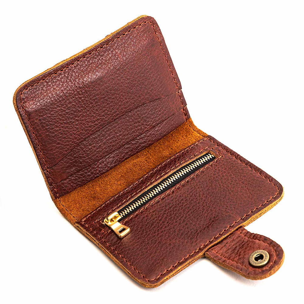 Portland Mini Bifold Wallet - Nutmeg