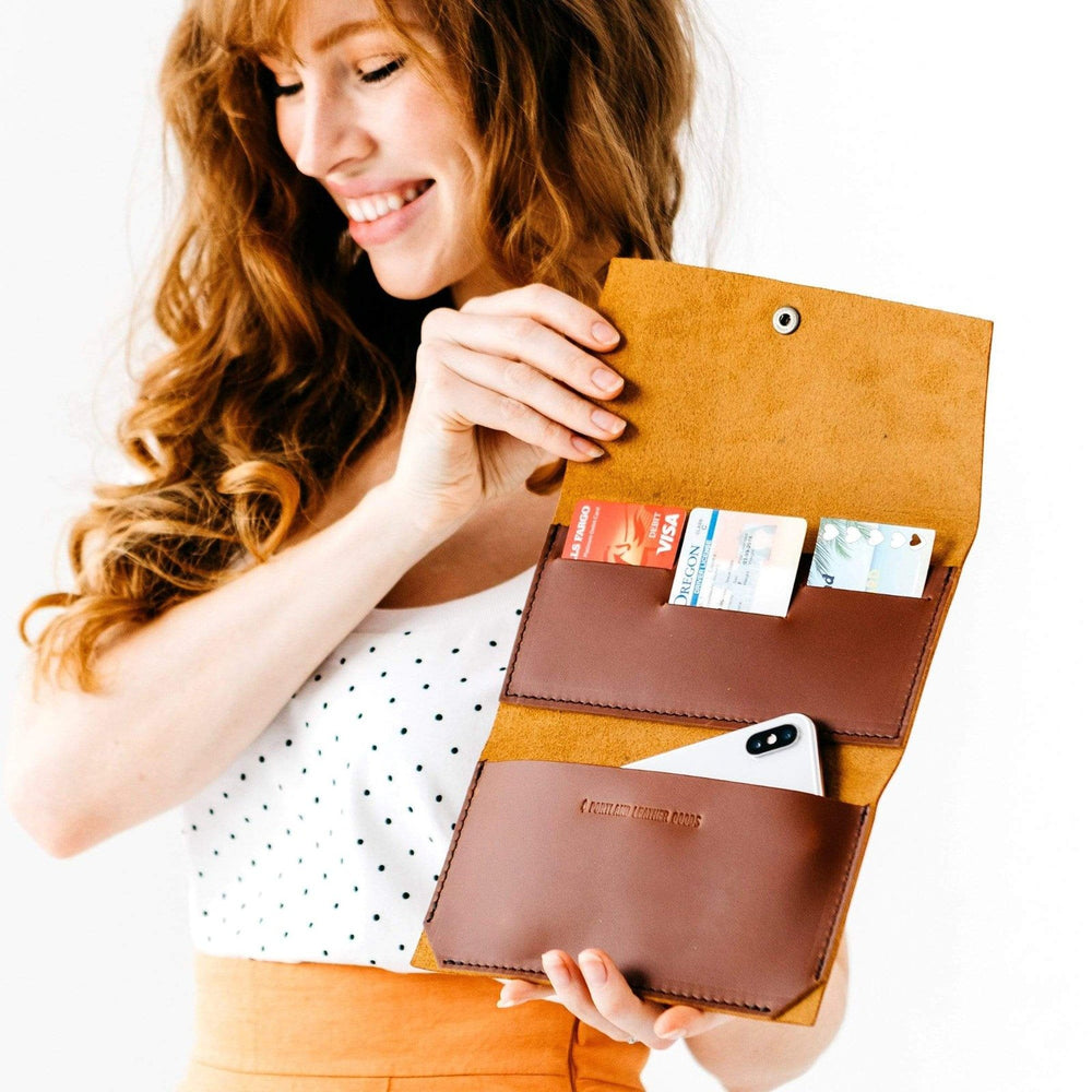 Portland Leather Rancher Wallet - Honey