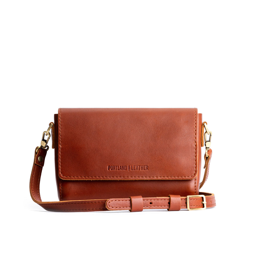 Portland Metro Crossbody - Chestnut