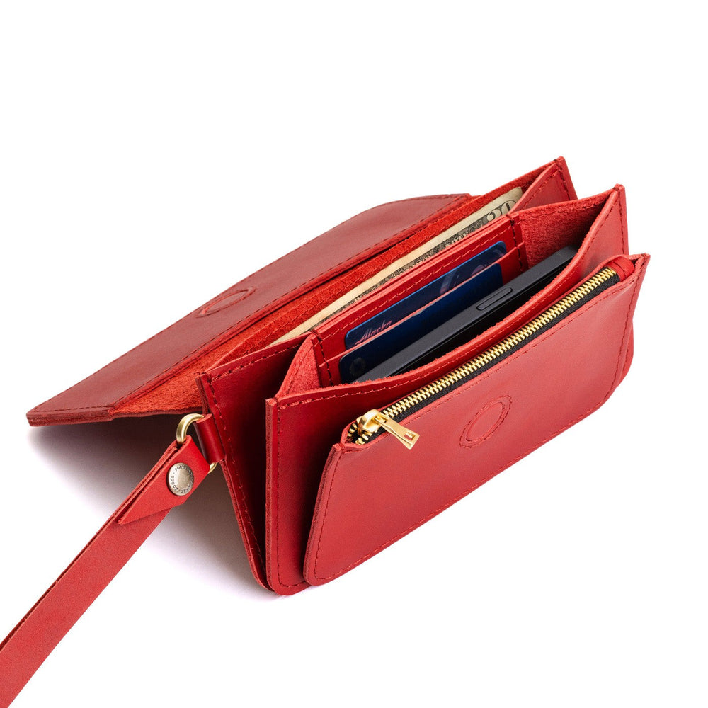 Portland Lily Wristlet - Ruby