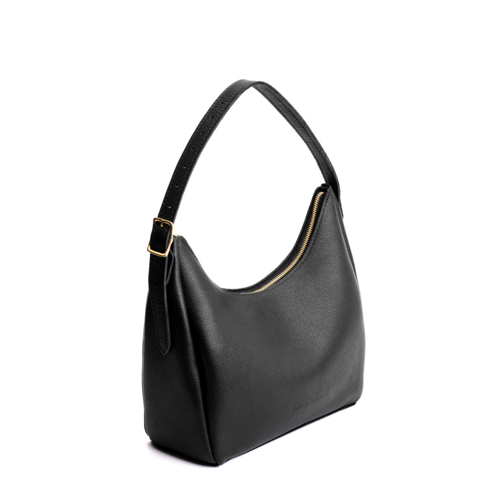 Portland Aspen Shoulder Bag - Pebbled black