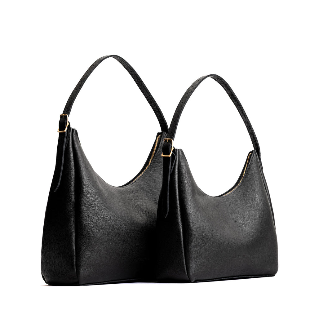 Portland Aspen Shoulder Bag - Pebbled black