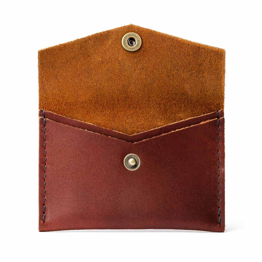 Portland Mini Envelope Wallet - Cognac