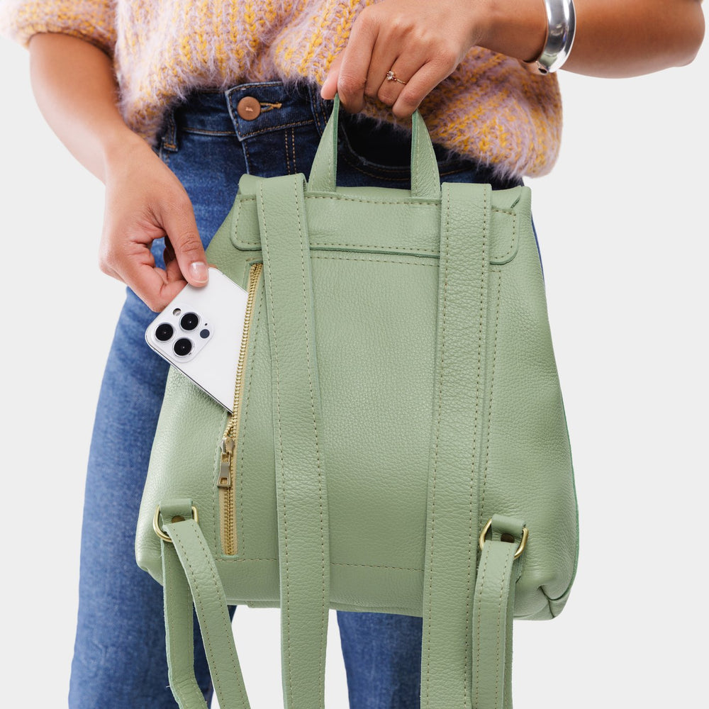 Portland Boston Backpack - Pistachio