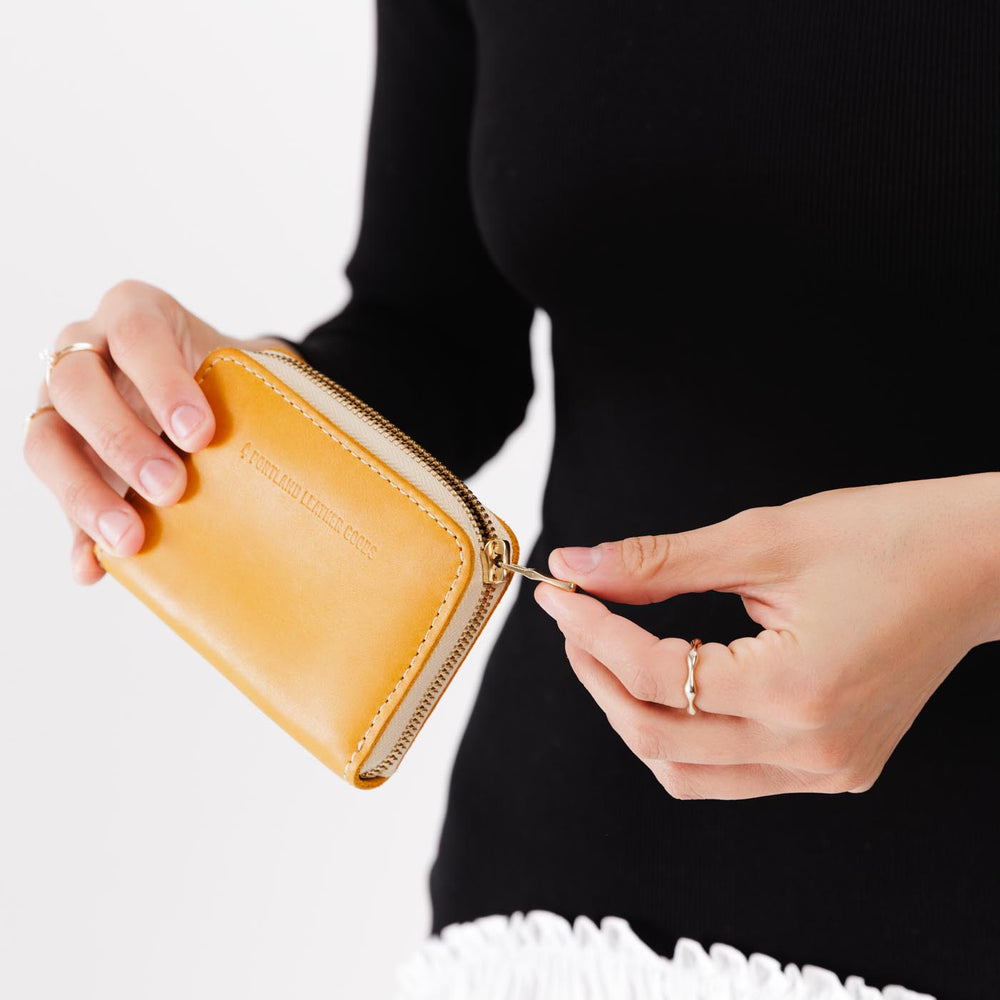 Portland Small Zip Wallet - Sunflower