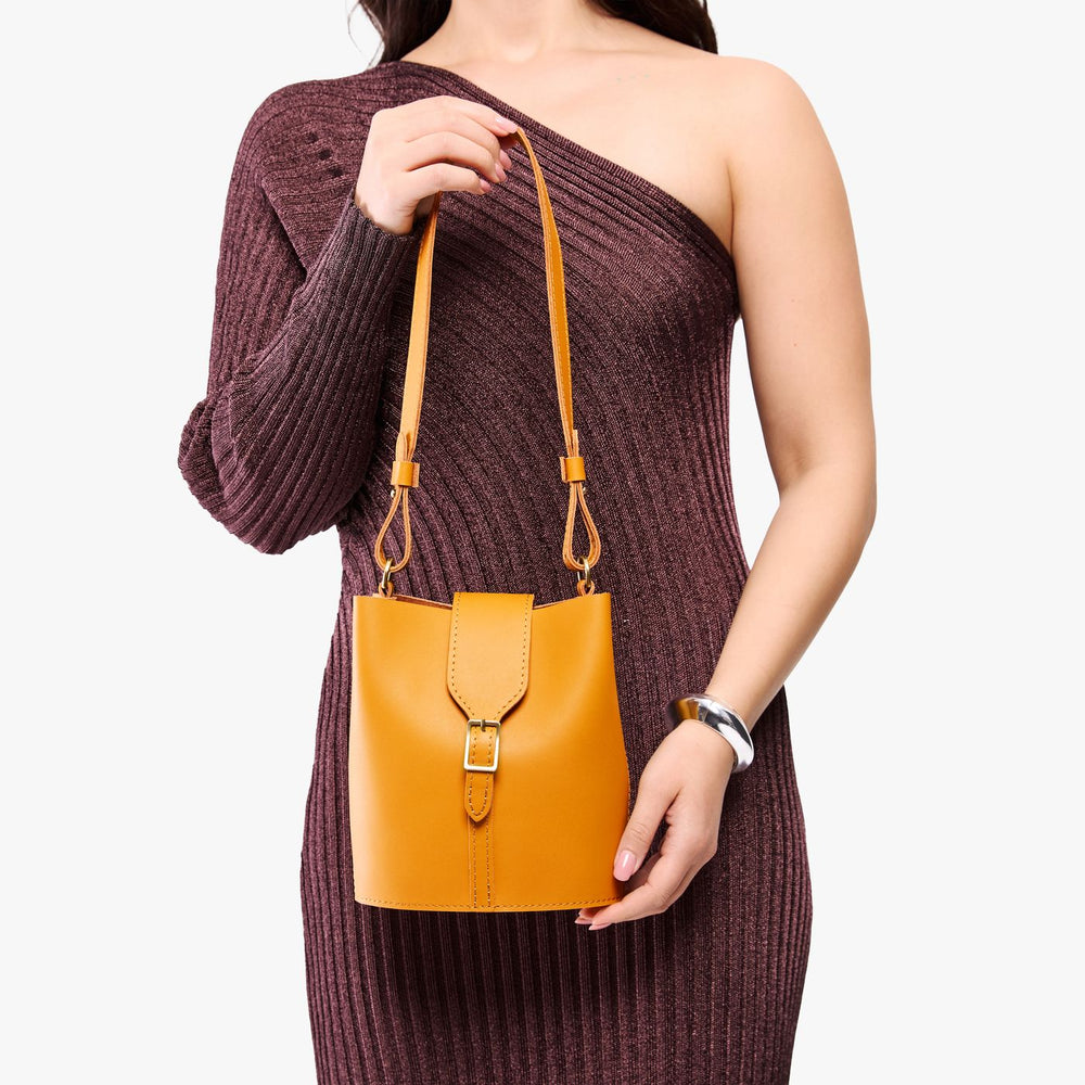 Portland Polly Bucket Bag - Sunflower