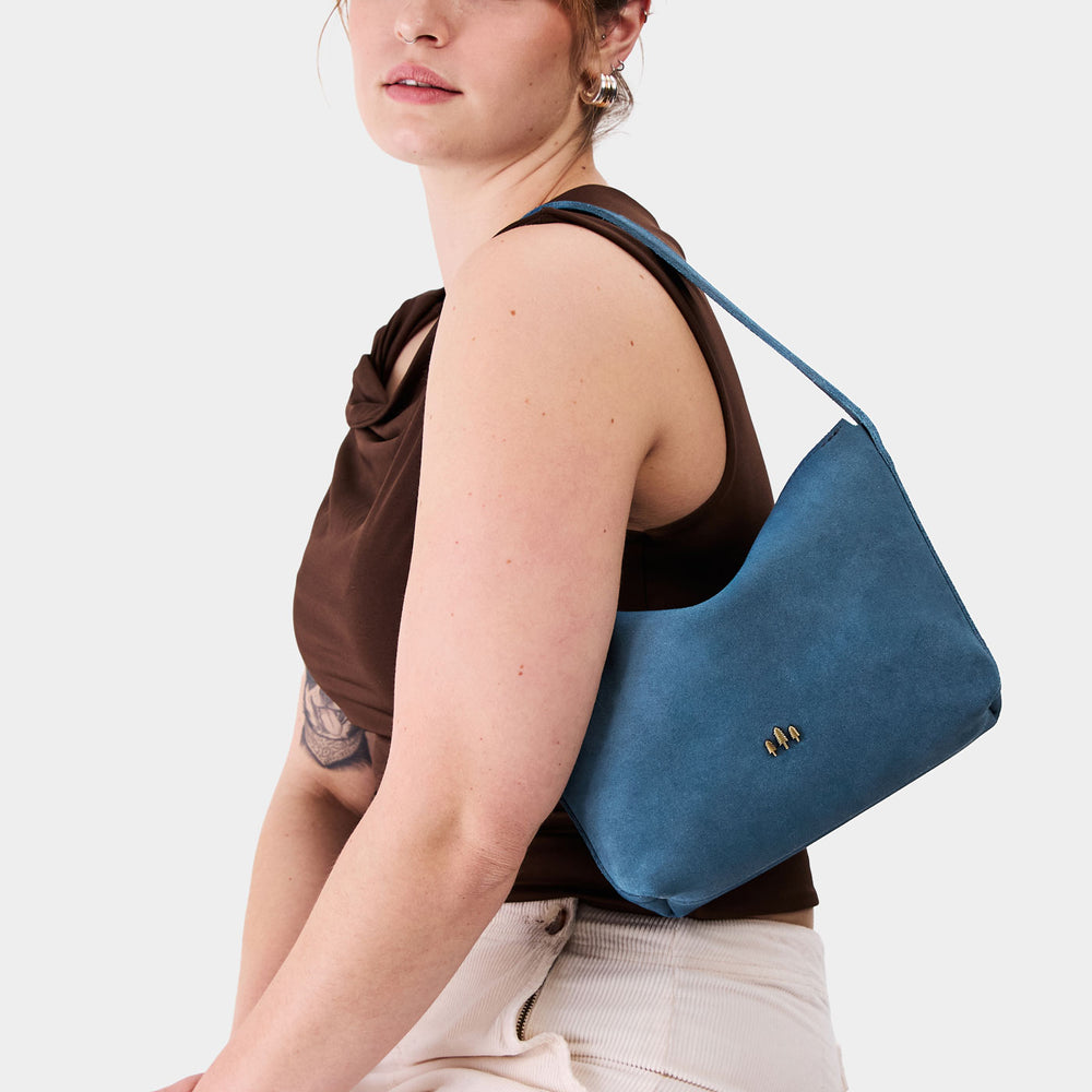 Portland Slouchy Shoulder Bag - Mariner Blue