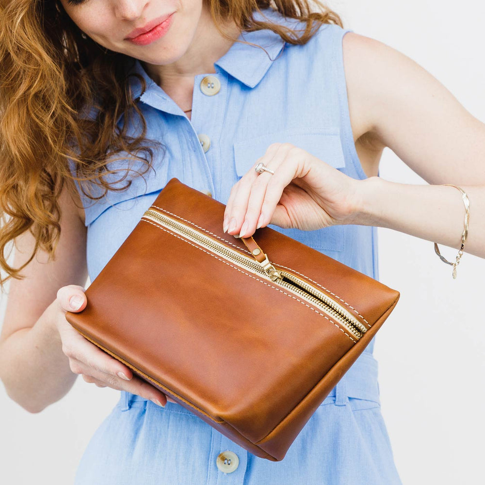 Portland Makeup Bag - Honey