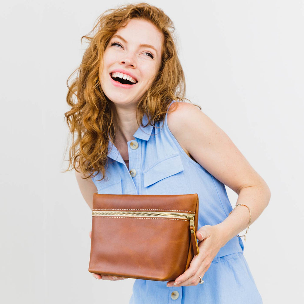 Portland Makeup Bag - Honey