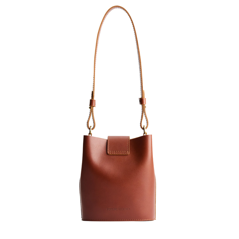 Portland Polly Bucket Bag - Chestnut