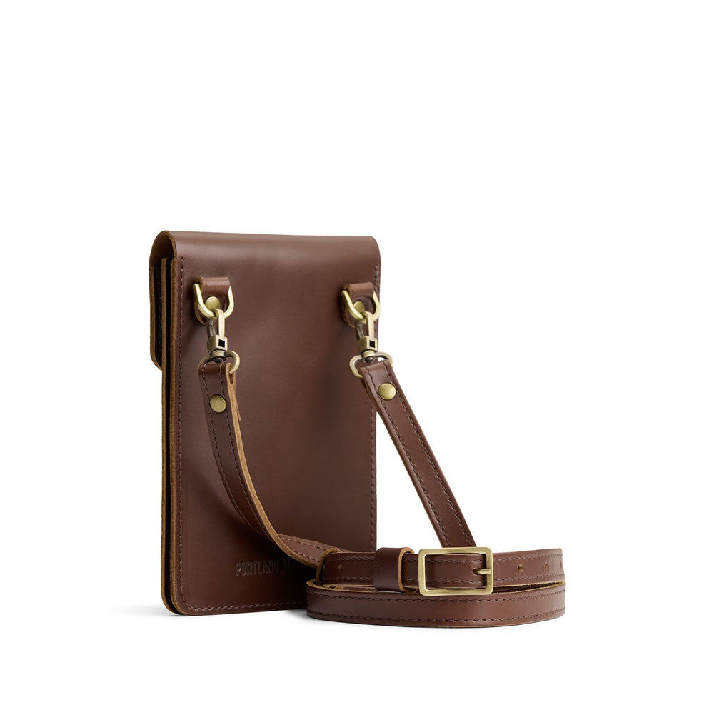 Portland Parker Phone Bag - Chocolate Brown
