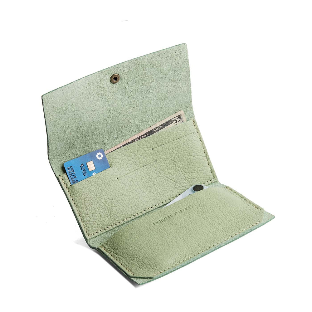Portland Leather Rancher Wallet - Pistachio
