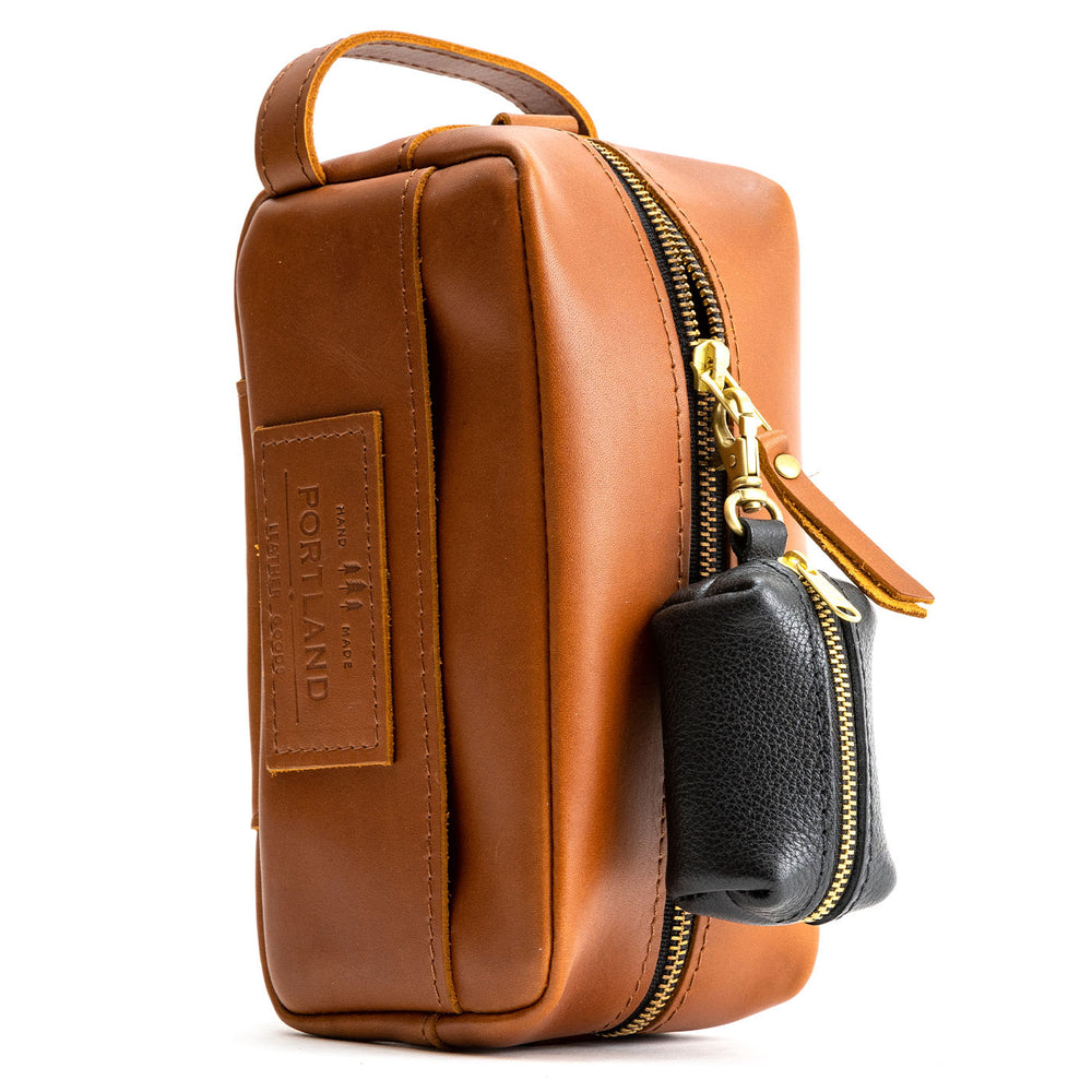 Portland Dopp Keychain - Pebbled black