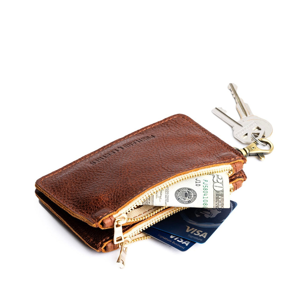 Portland Zip-Zap Duo Wallet - Nutmeg