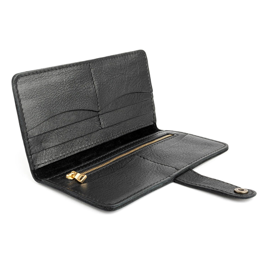 Portland Bifold Wallet - Pebbled black